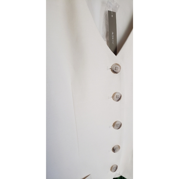 42. J.Crew Collection Slim-fit vest in drapey twill - Picture 4 of 7